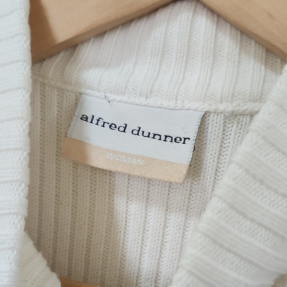 Alfred Dunner White Ribbed Vests - Picture 2 of 7